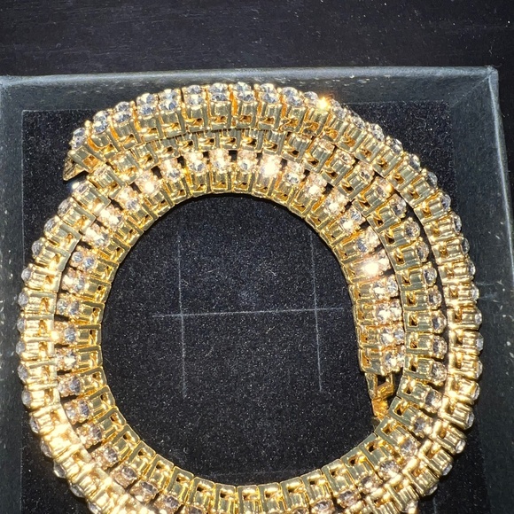 Other - Iced Out Baguette Diamond Chain for Men Silver Gold.